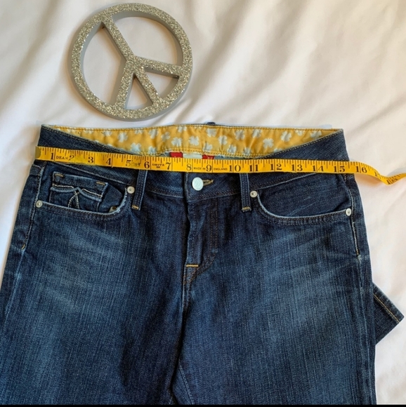 Lucky Brand Dark Wash Denim Blue Jeans Lola Boot - Picture 3 of 6